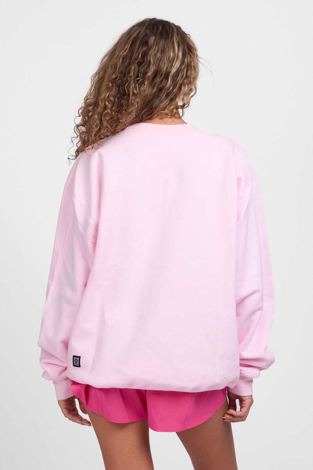 Roxanne Oversized Fleece Crewneck - Gloria Female Product Image
