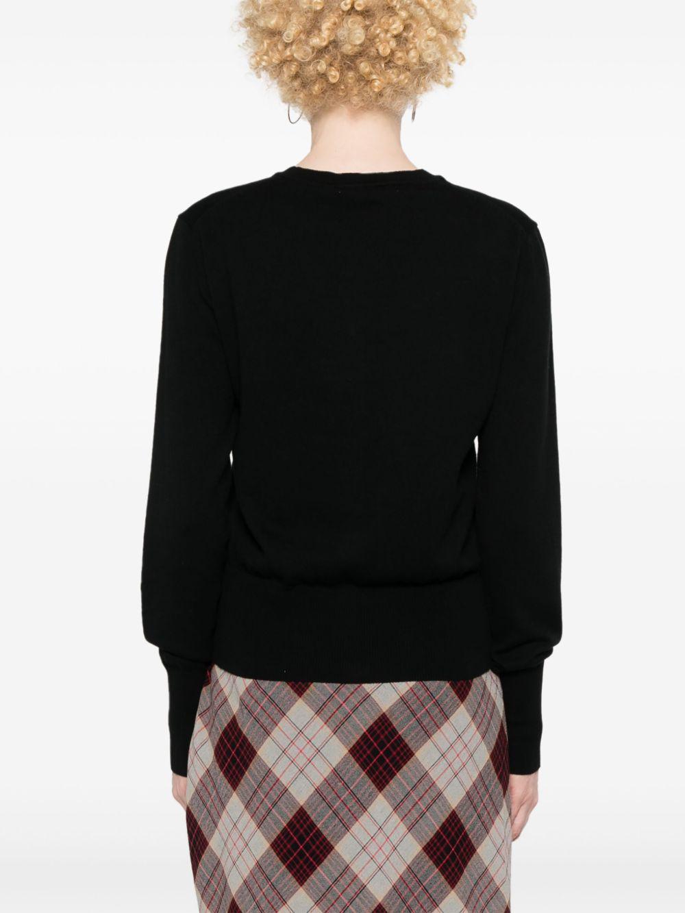 Bea ribbed-knit cardigan Product Image