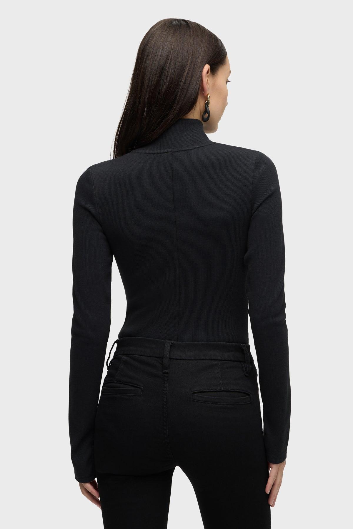 Long Sleeve Hook & Eye Bodysuit Female Product Image