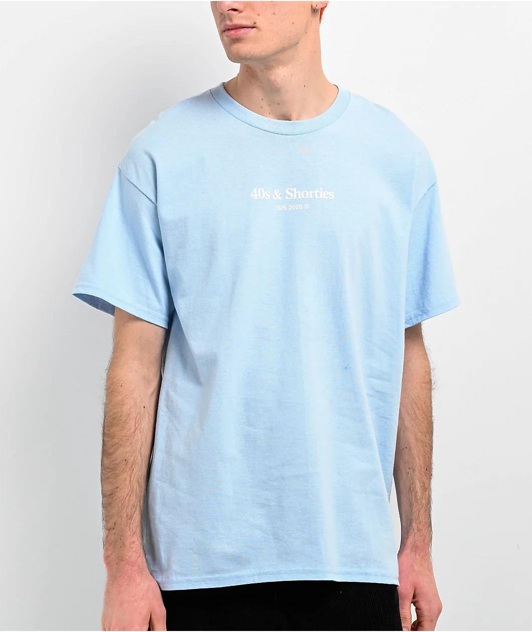40s & Shorties General Logo Blue T-Shirt Product Image