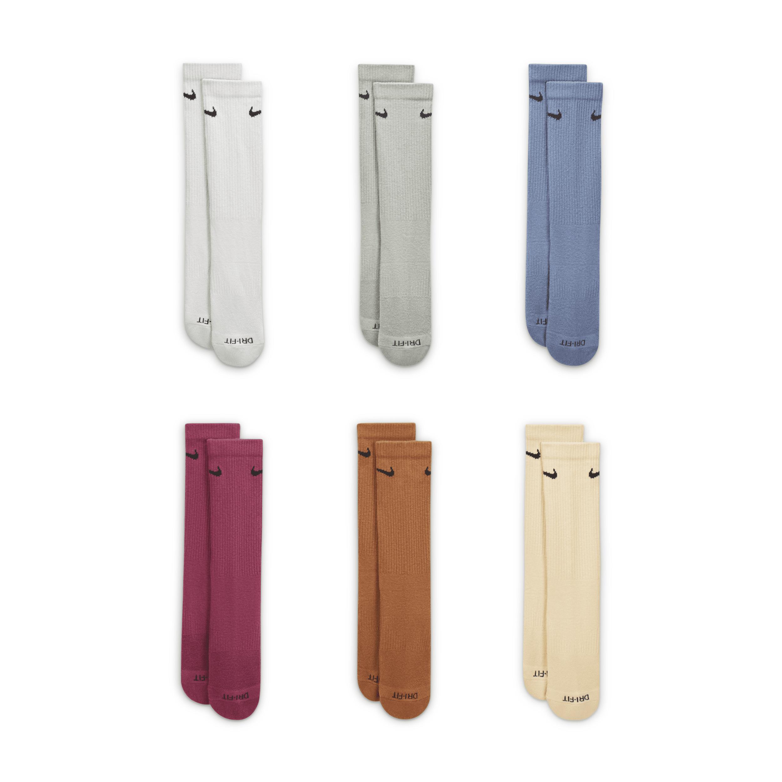 Nike Men's Everyday Plus Cushioned Training Crew Socks (6 Pairs) Product Image