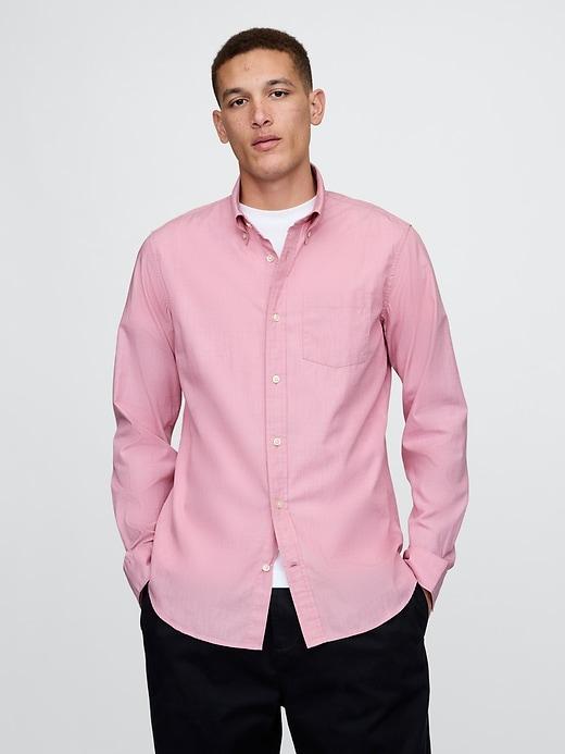 Organic Cotton Poplin Classic Shirt Product Image