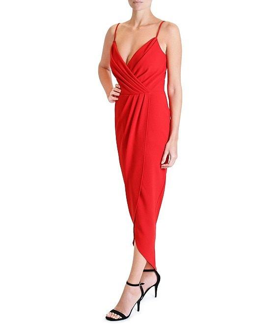 Julia Jordan Stretch Sweetheart Neck Spaghetti Strap Dress Product Image