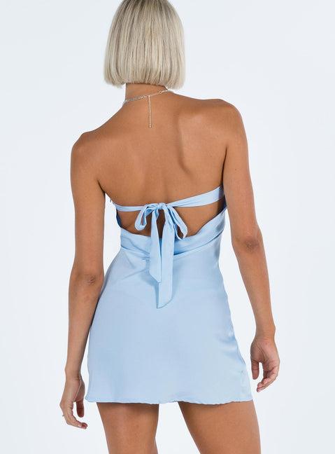Jasmyn Mini Dress Blue Product Image