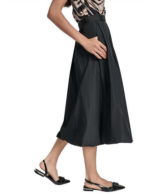 DKNY by Donna Karan Taffeta Bubble Midi Skirt Product Image
