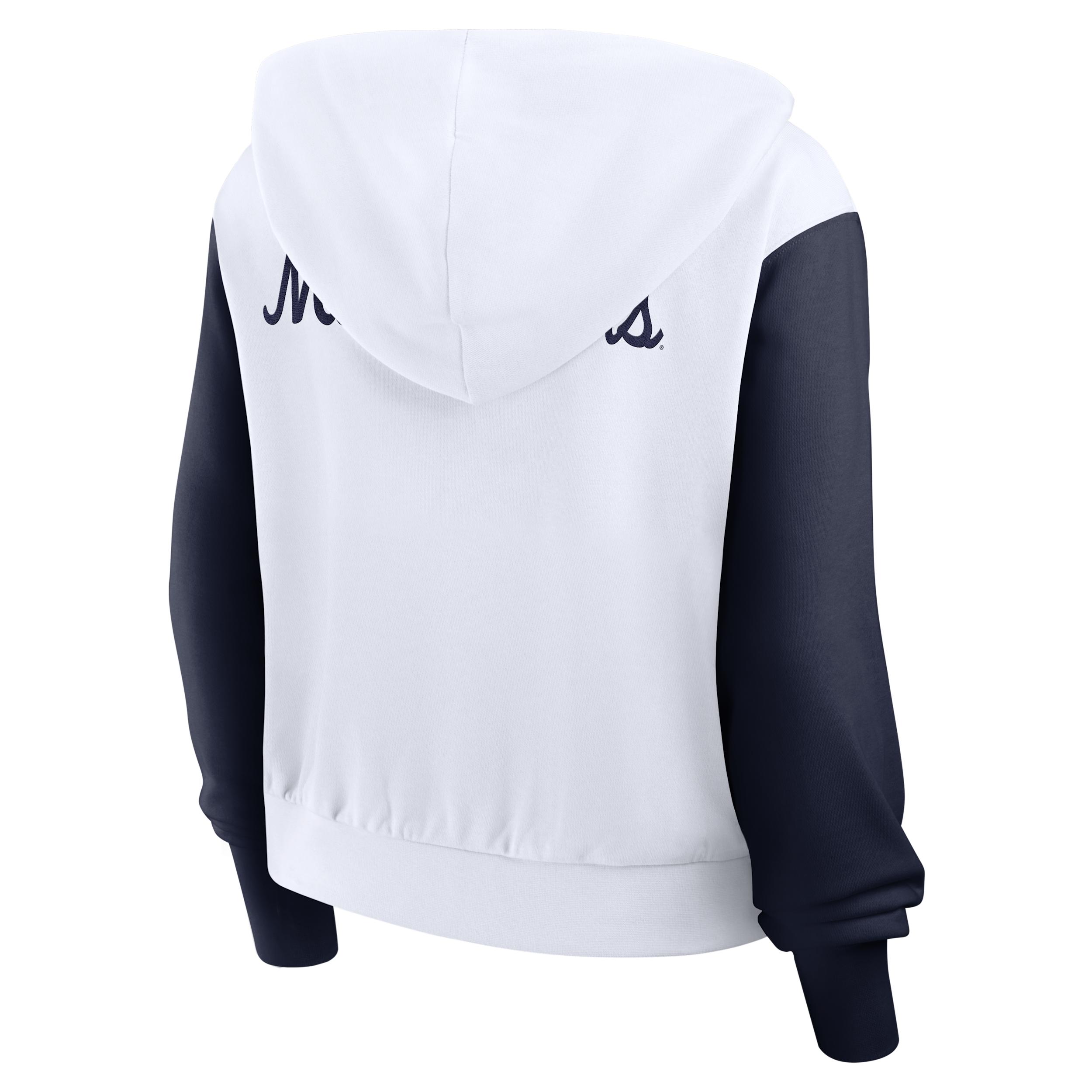 Ohio State Athletic Prep Colorblocked Script Womenâs Nike Women's College Full-Zip Hoodie Product Image