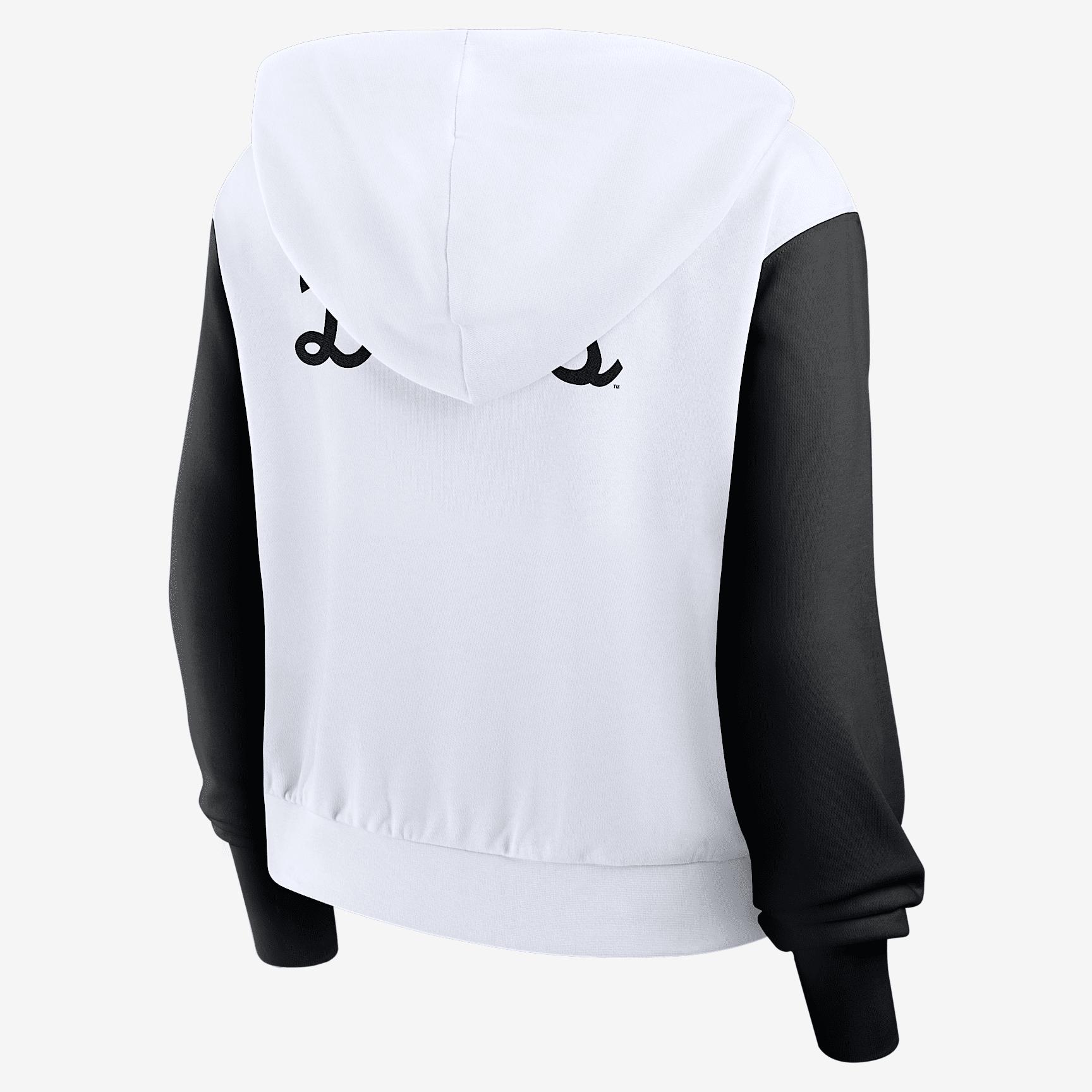 Womens Oklahoma Athletic Prep Colorblocked Script Womens Jordan Brand College Full-Zip Hoodie | 0J5D064NOKN-DPD Product Image