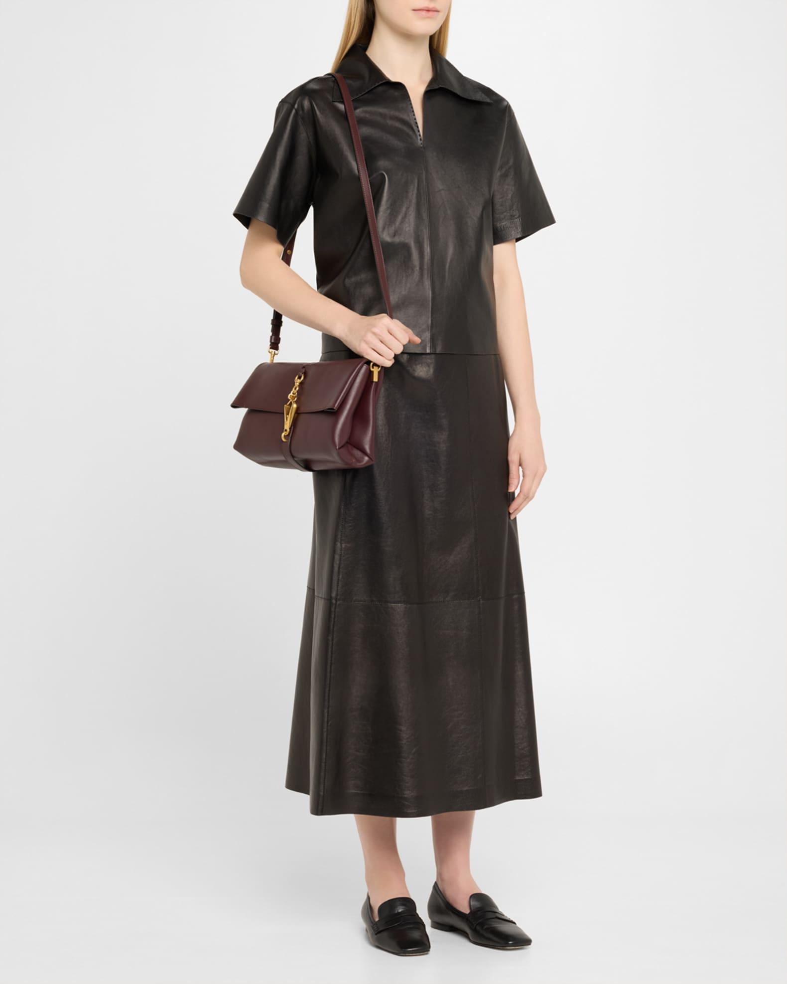 Mini Flap Leather Shoulder Bag Product Image