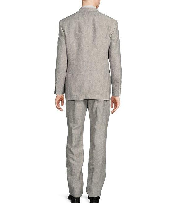 Hart Schaffner Marx Chicago Classic Fit Flat Front Solid 2-Piece Linen Suit Product Image