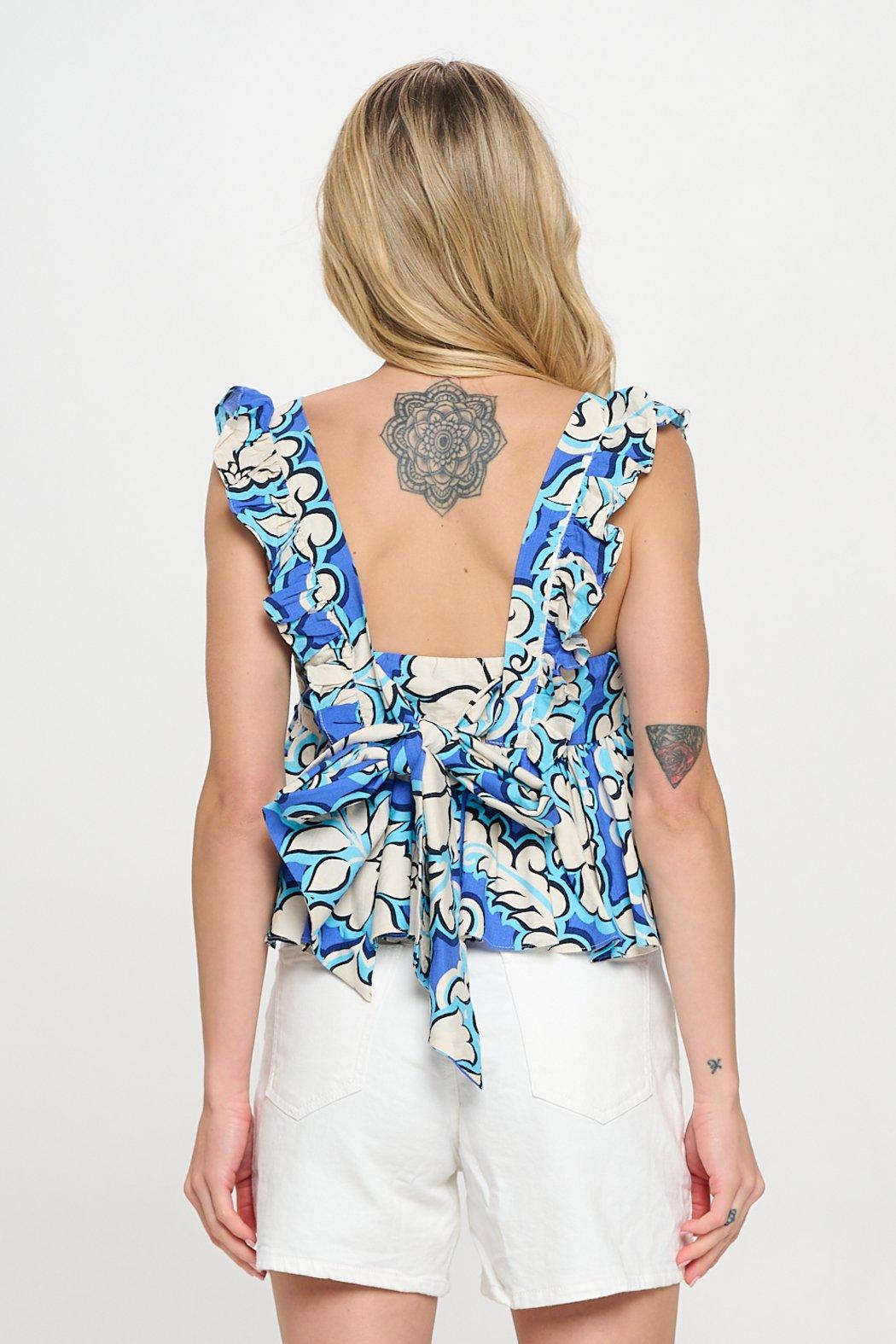 Azure Bloom Top Product Image