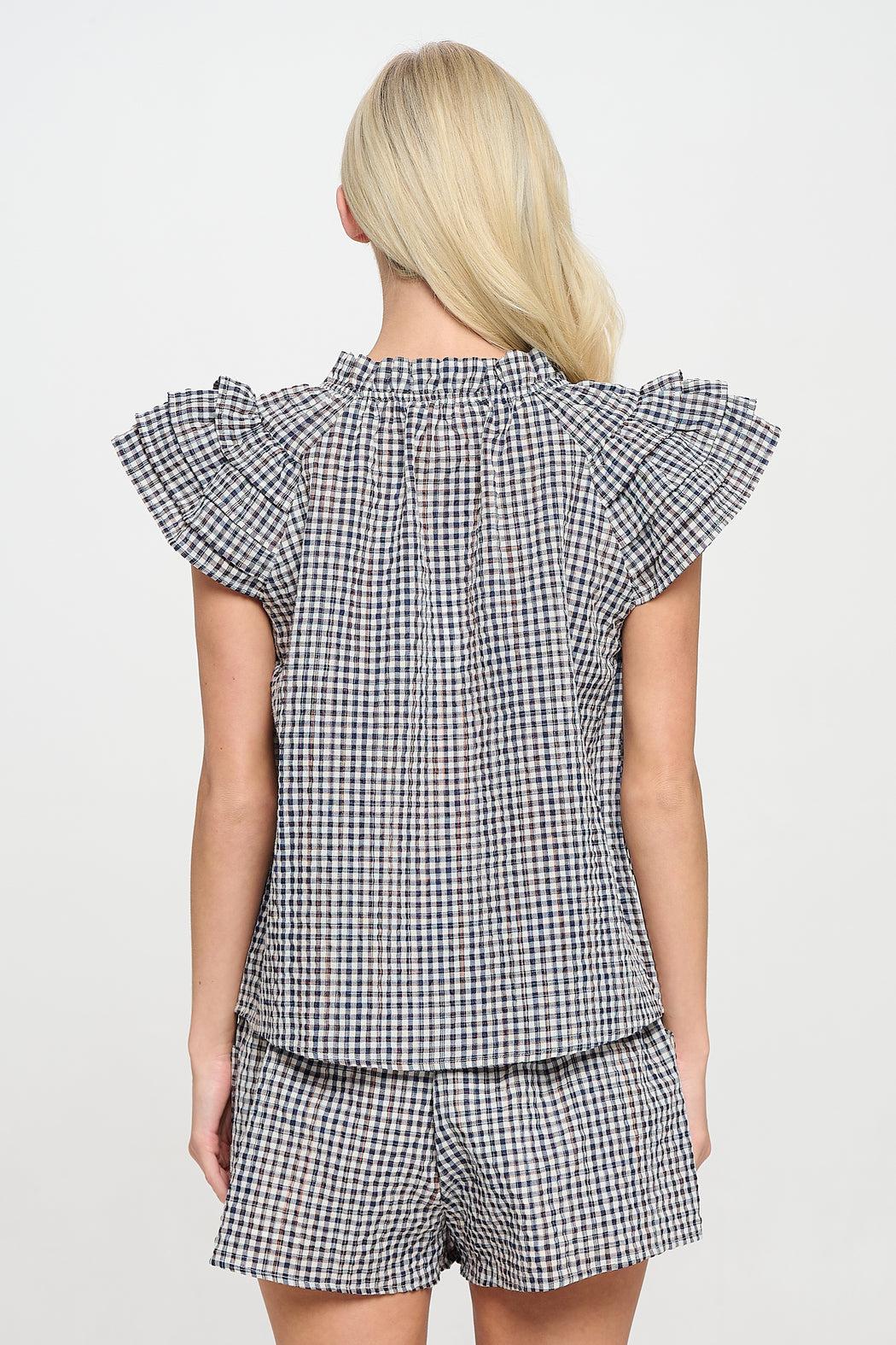 Sienna Plaid Top Product Image