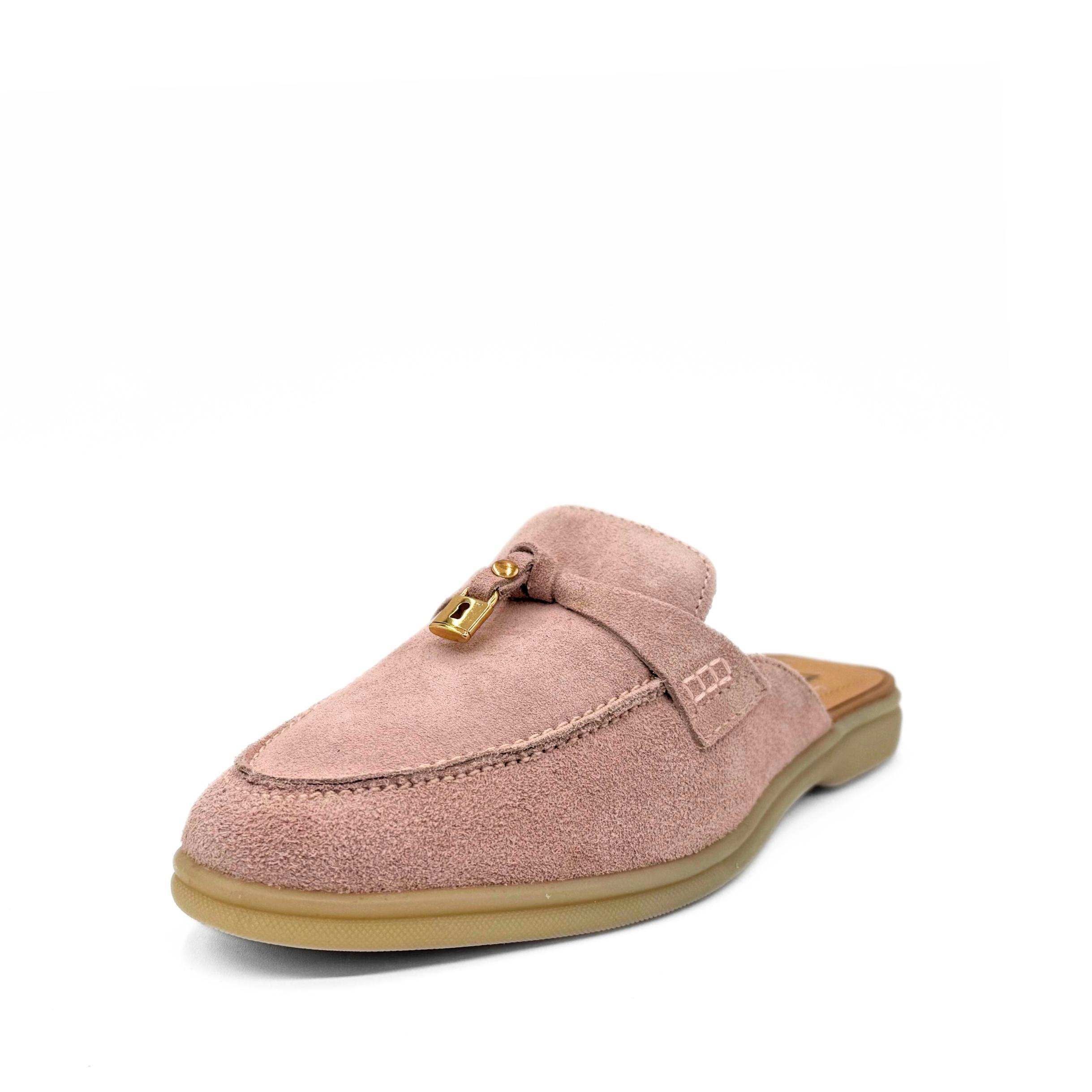 Lasso Suede Slip On Loafers Product Image