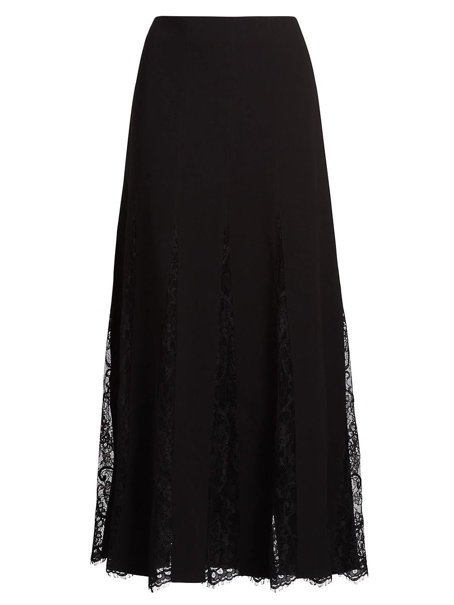 Womens Mira Lace A-Line Maxi Skirt Product Image