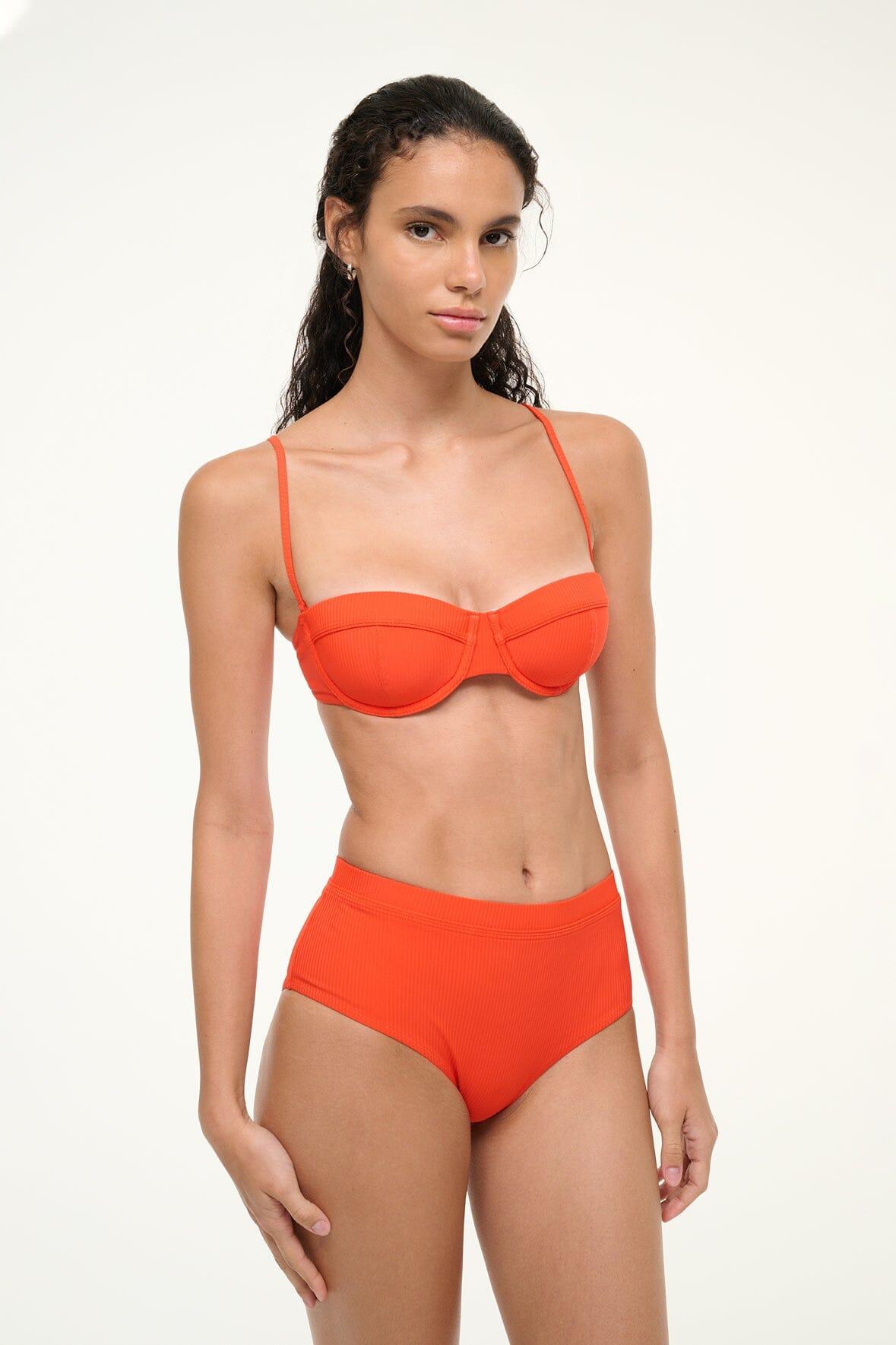 JO BALCONETTE BIKINI TOP | CAYENNE Product Image