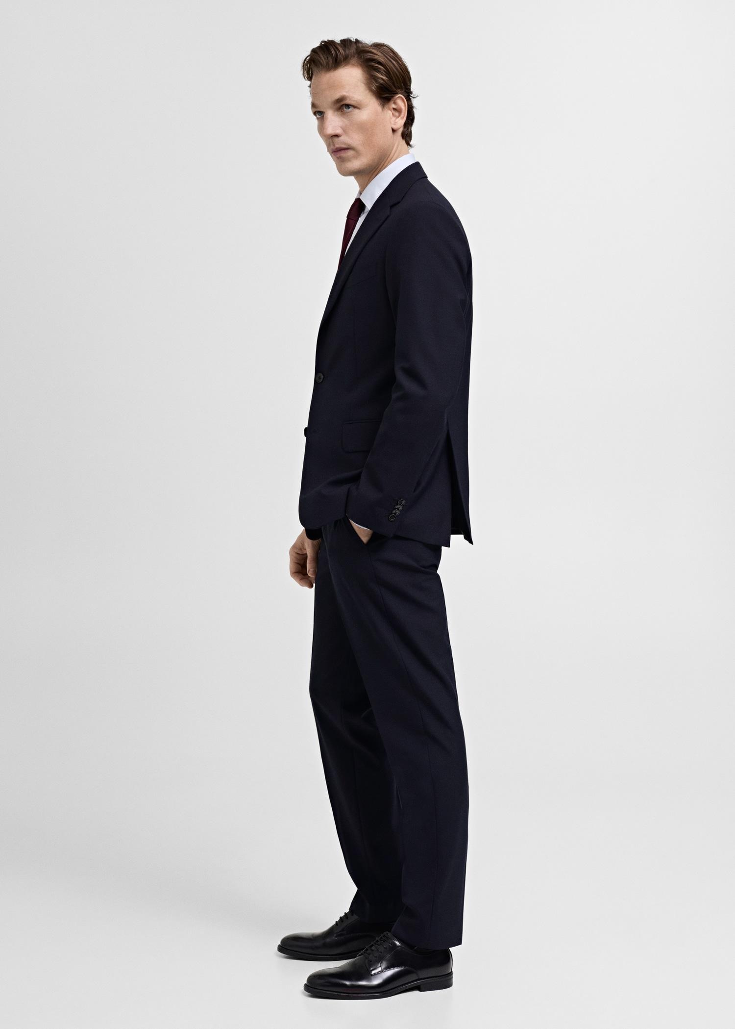 Turin 100% wool suit pants - Men | MANGO USA Product Image
