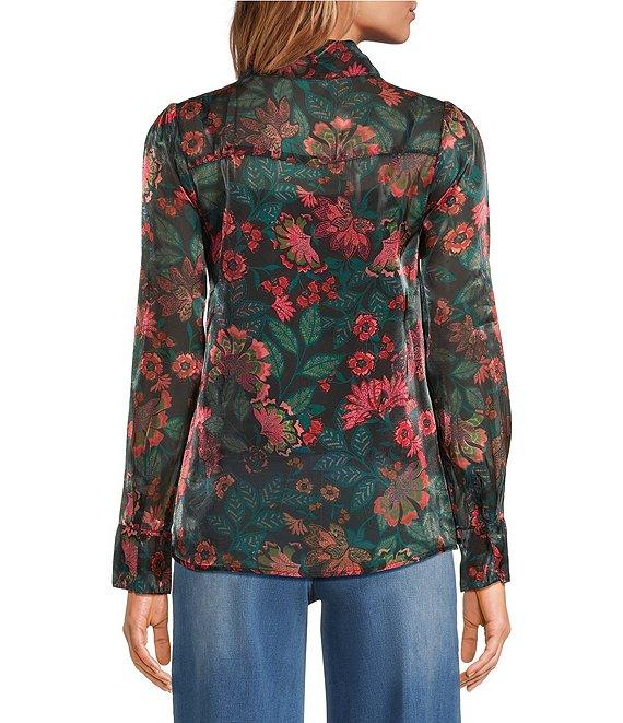 Sugarlips Nyssa Cole Satin High Waist Wide Leg Belted Pants Product Image