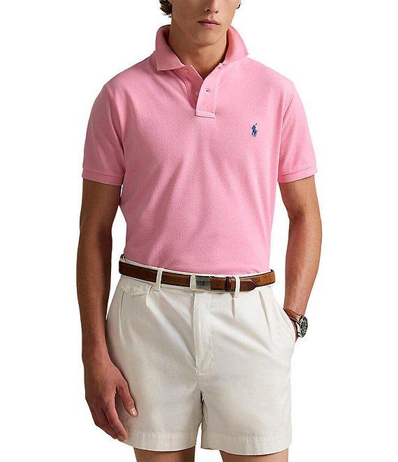 Polo Ralph Lauren Classic Fit Solid Cotton Mesh Polo Shirt Product Image