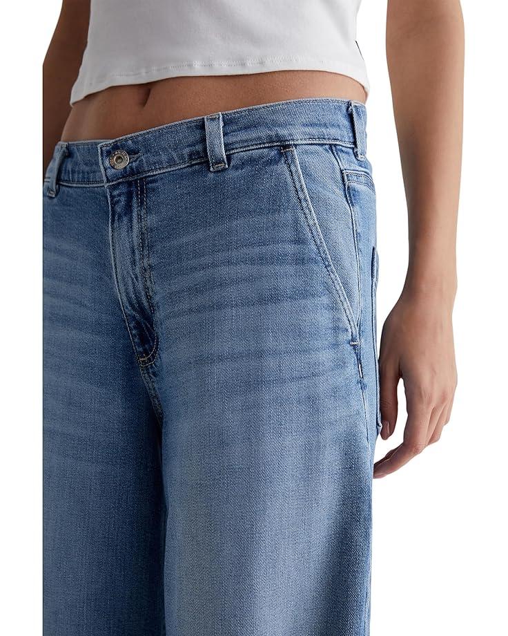 Stella Mid-Rise Wide Leg Palazzo Jeans in Nautical Mile Product Image