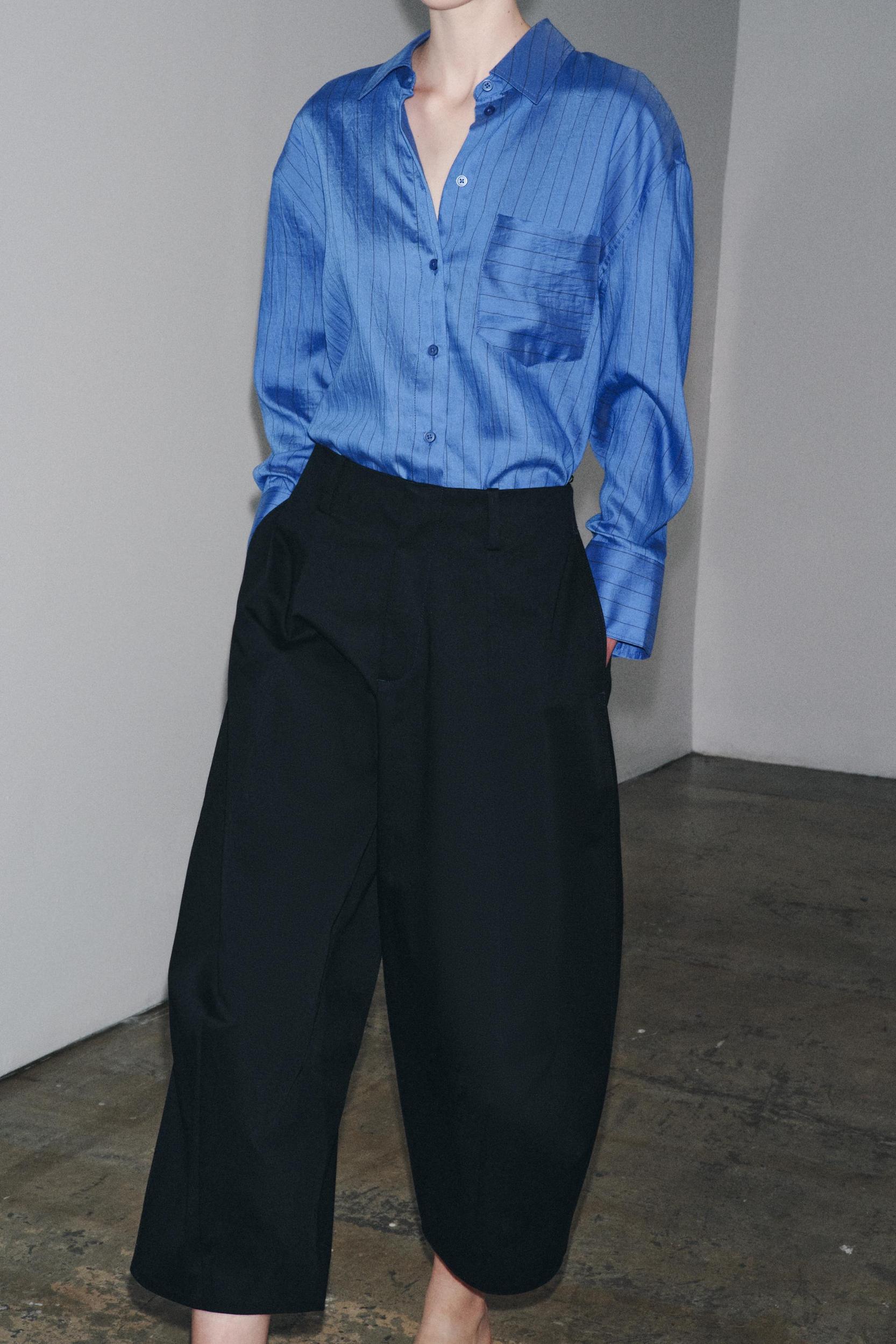 ZW COLLECTION CROP BALLOON PANTS Product Image