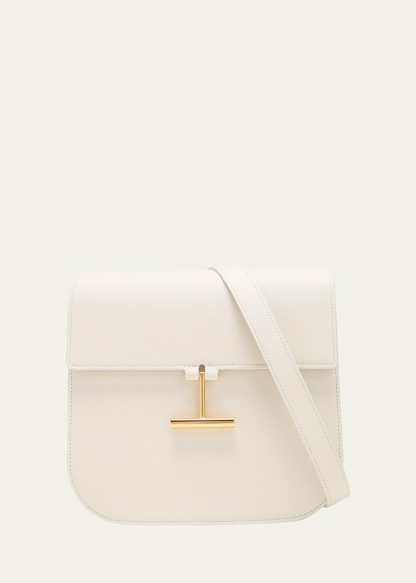 Tara Medium Crossbody in Grained Leather with Leather Strap Product Image