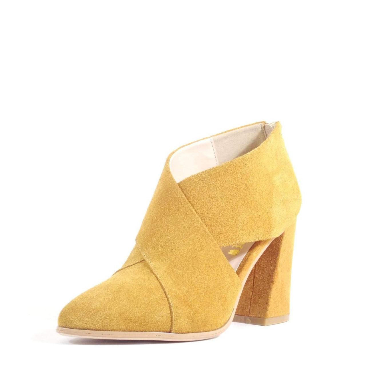 Christina Crossover Suede Booties Product Image