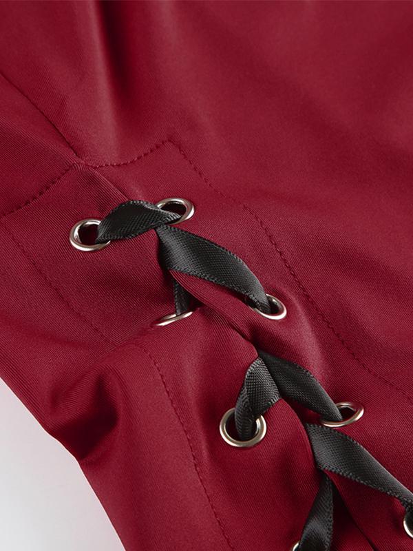 Side-Tie Floral Print Strapless Tank Top Product Image