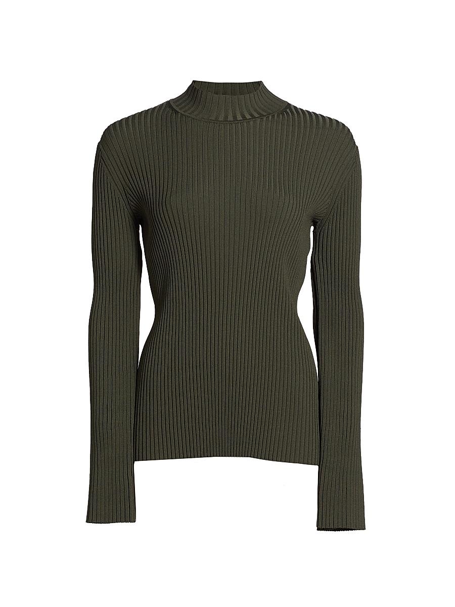 Womens Abigail Viscose Ribbed Top Product Image