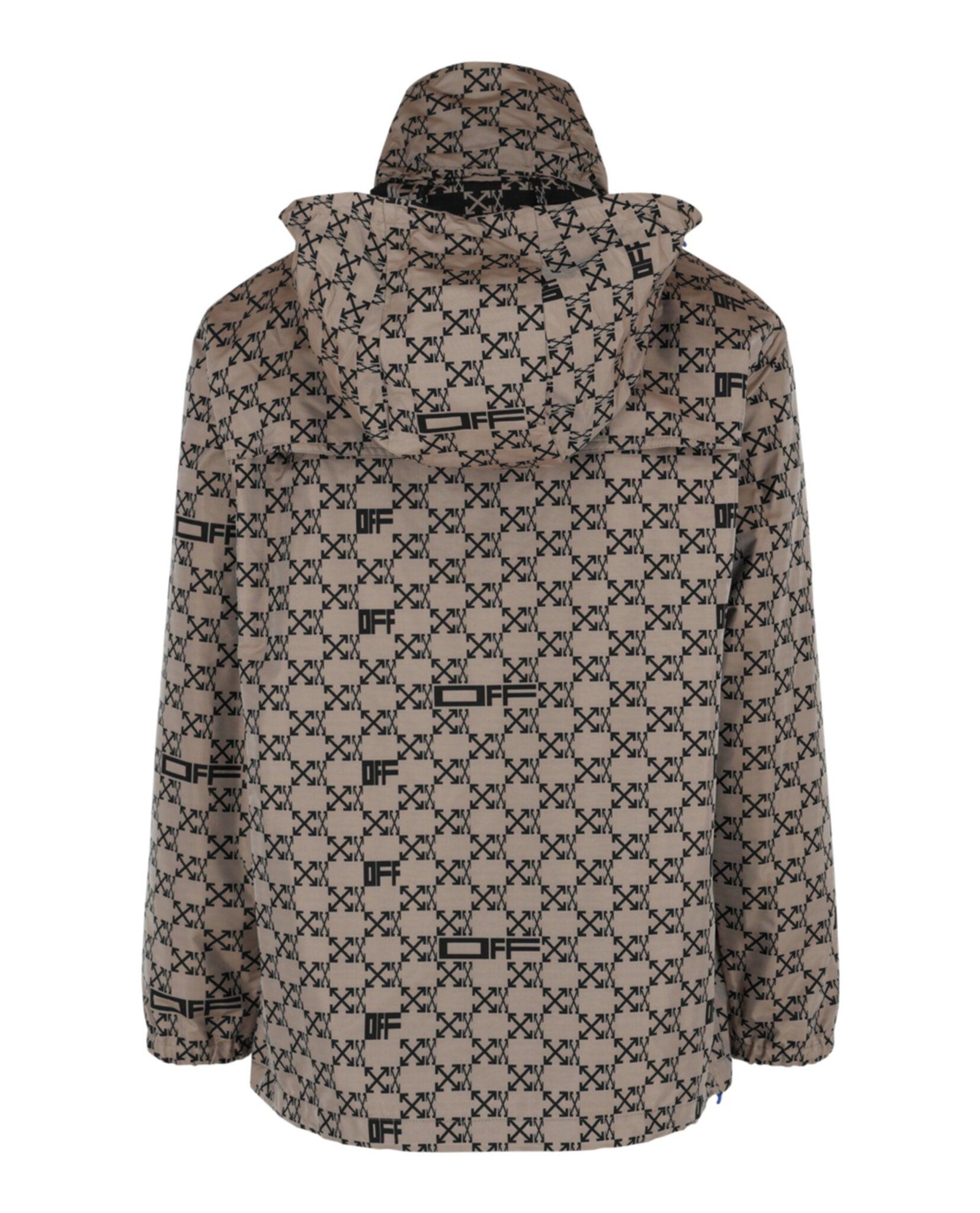 Off-White Monogram Allover Windbreaker Jacket Male Product Image