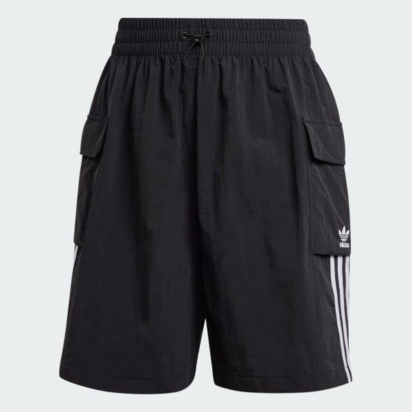 adidas Adicolor Cargo Shorts Black XL Womens Product Image