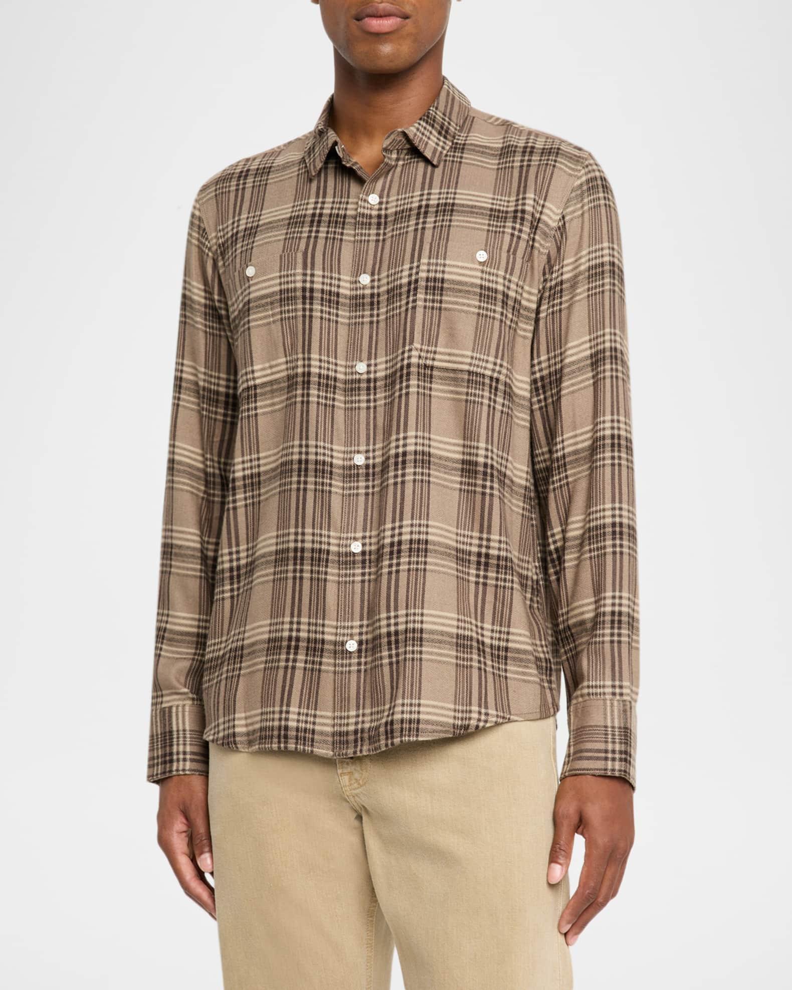 Men's Everett Plaid Button-Down Shirt Product Image