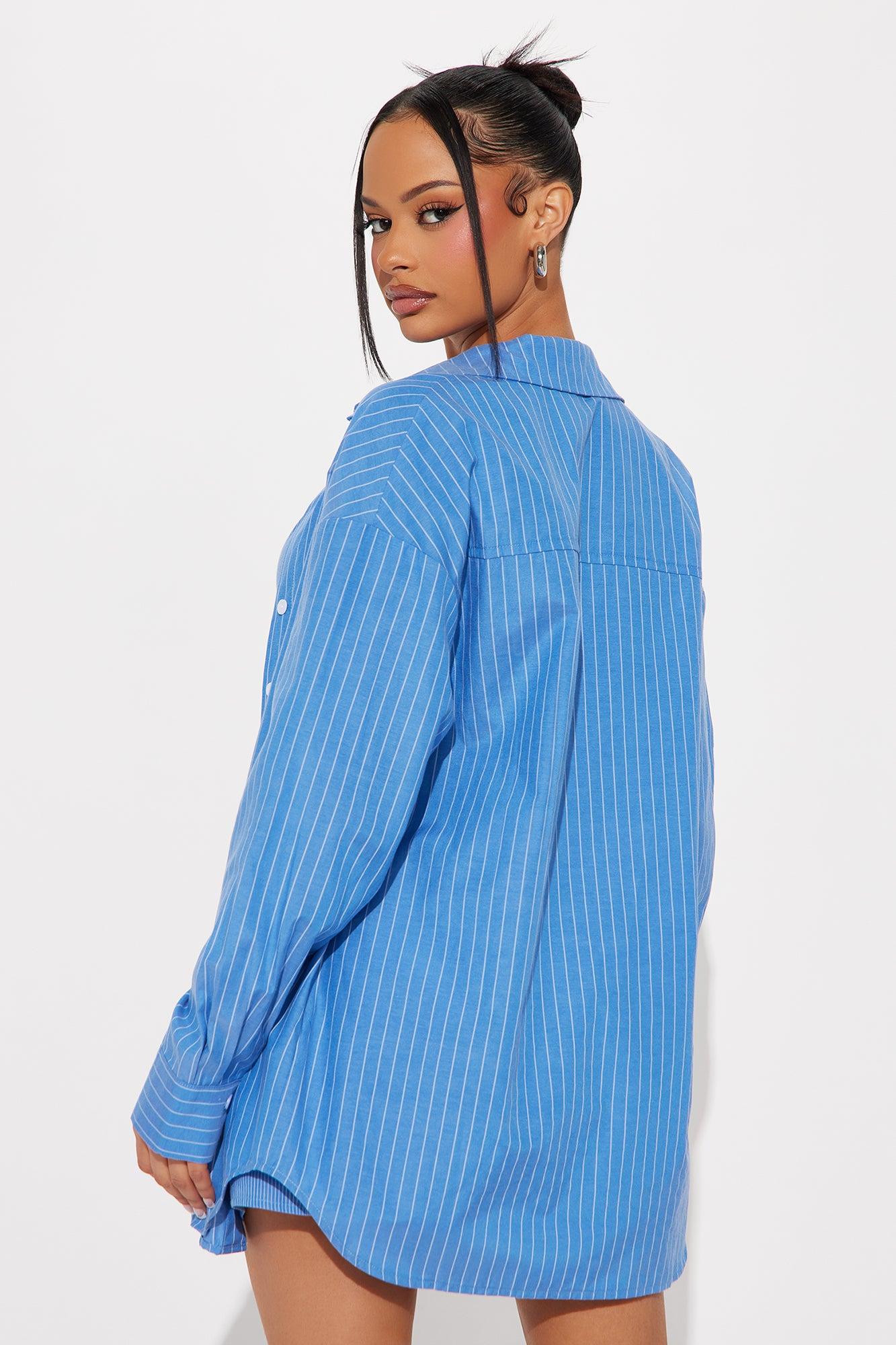 Polly 3 Piece Short Set - Blue/combo Product Image