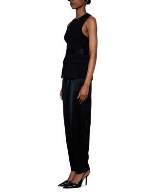 Layered Belted Pants Product Image