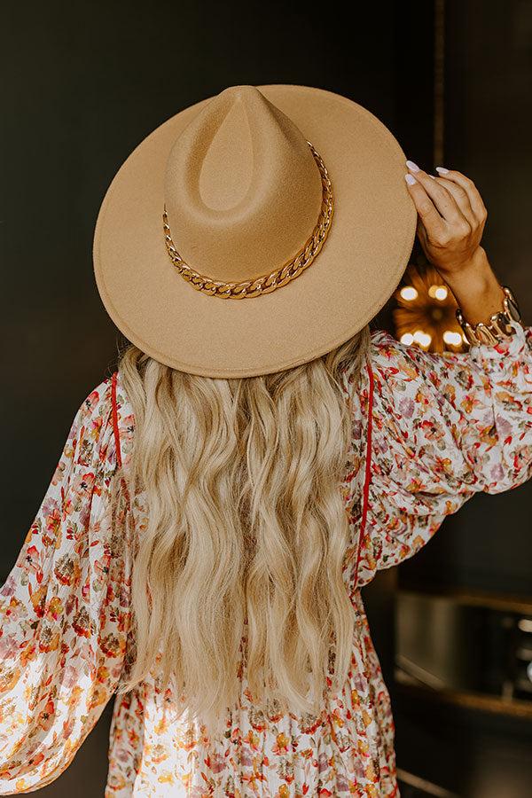 Love Of Lattes Felt Fedora In Iced Latte Product Image