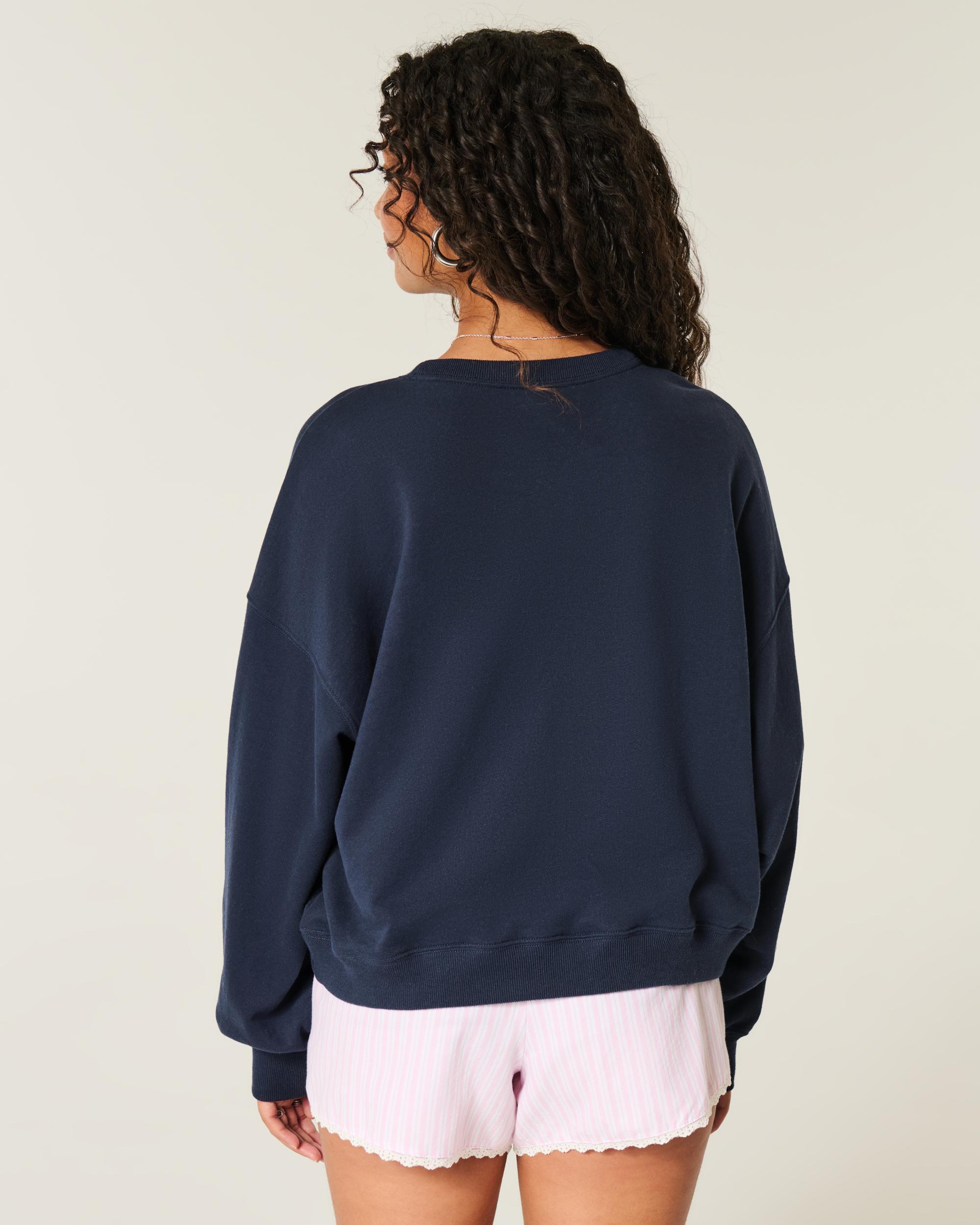 Easy Montauk New York Graphic Crew Sweatshirt Product Image