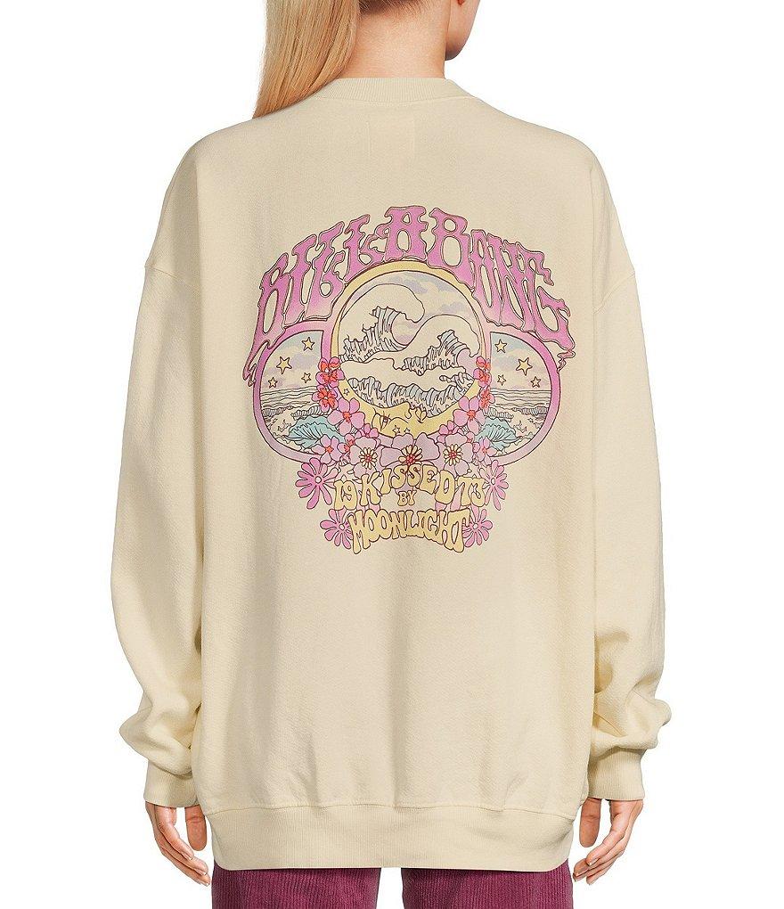 Billabong Ride In Crew Oversized Graphic Sweatshirt Product Image