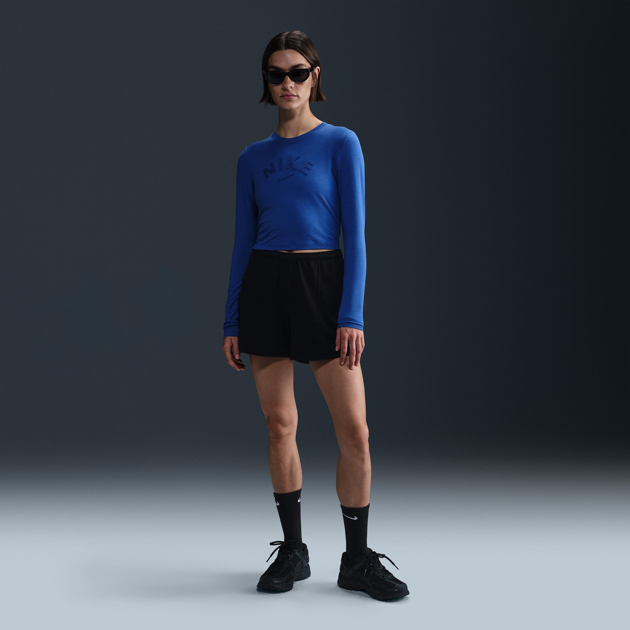 Nike Sportswear Chill Knit Women's Slim Cropped T-Shirt Product Image