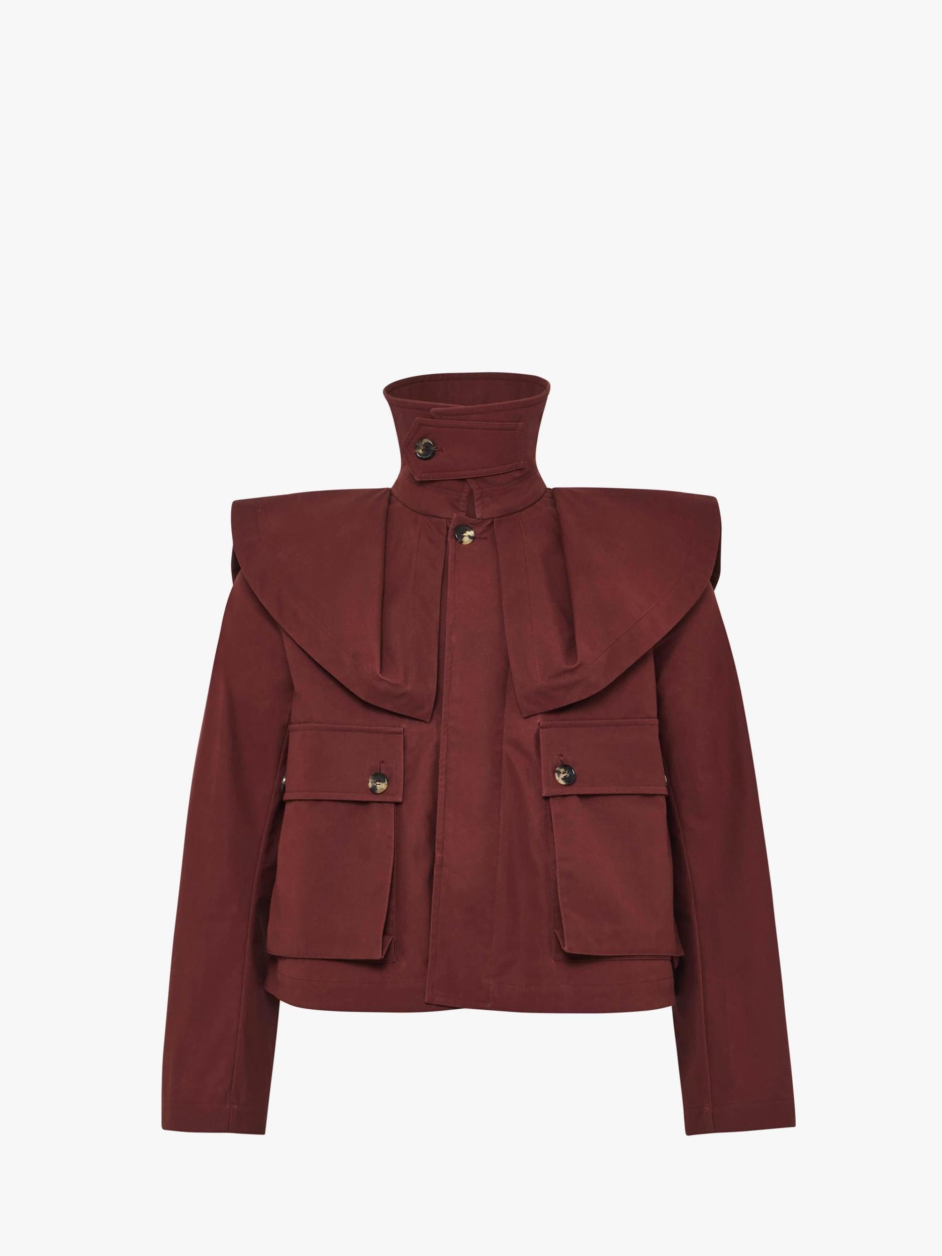 OVERSIZED COLLAR TRENCH JACKET Product Image