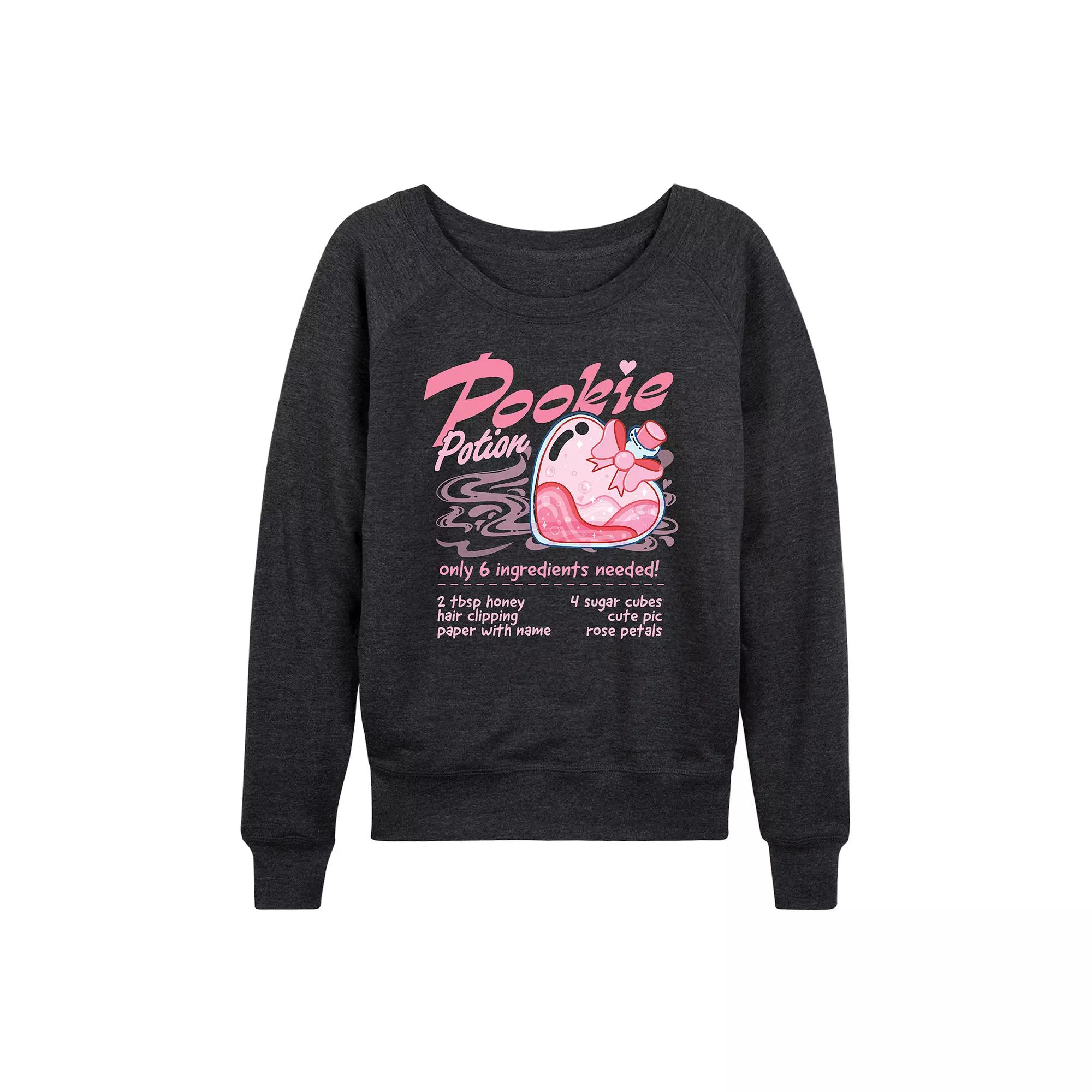 Women's Pookie Potion French Terry Long Sleeve Tee,  Product Image