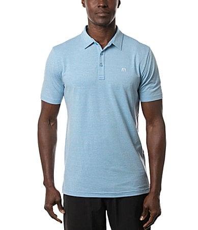 TravisMathew The Heater Performance Stretch Short Sleeve Polo Shirt Product Image