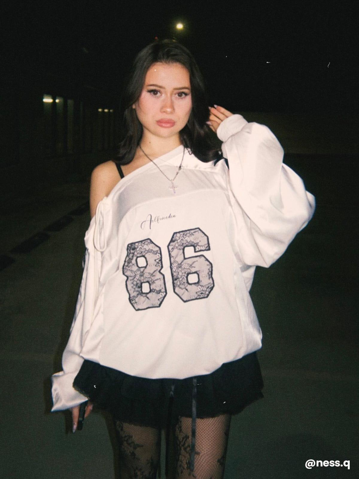 Aelfric Eden Off-The-Shoulder Sweatshirt Female Product Image