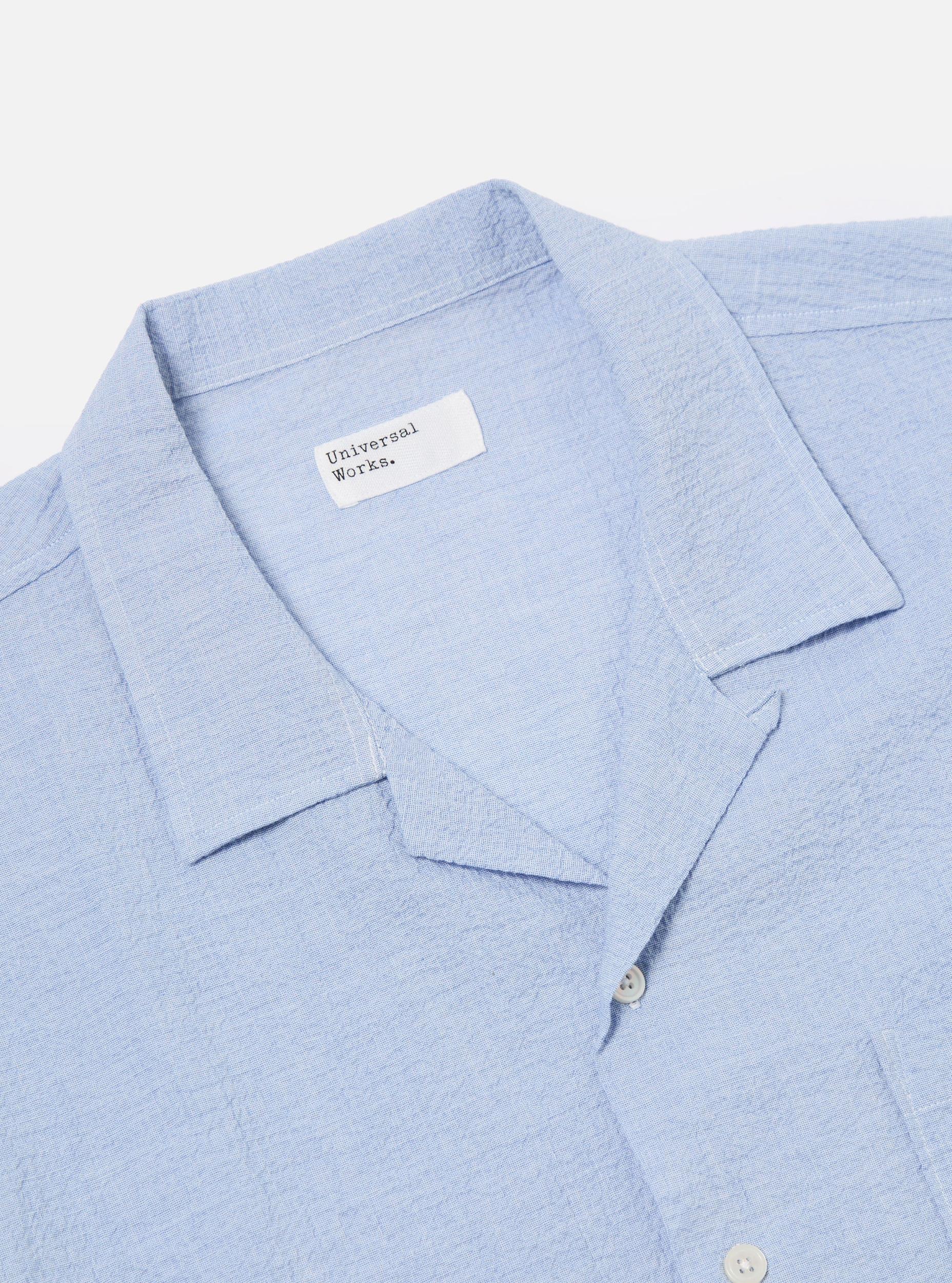 Pale Blue Seersucker Road Shirt Product Image