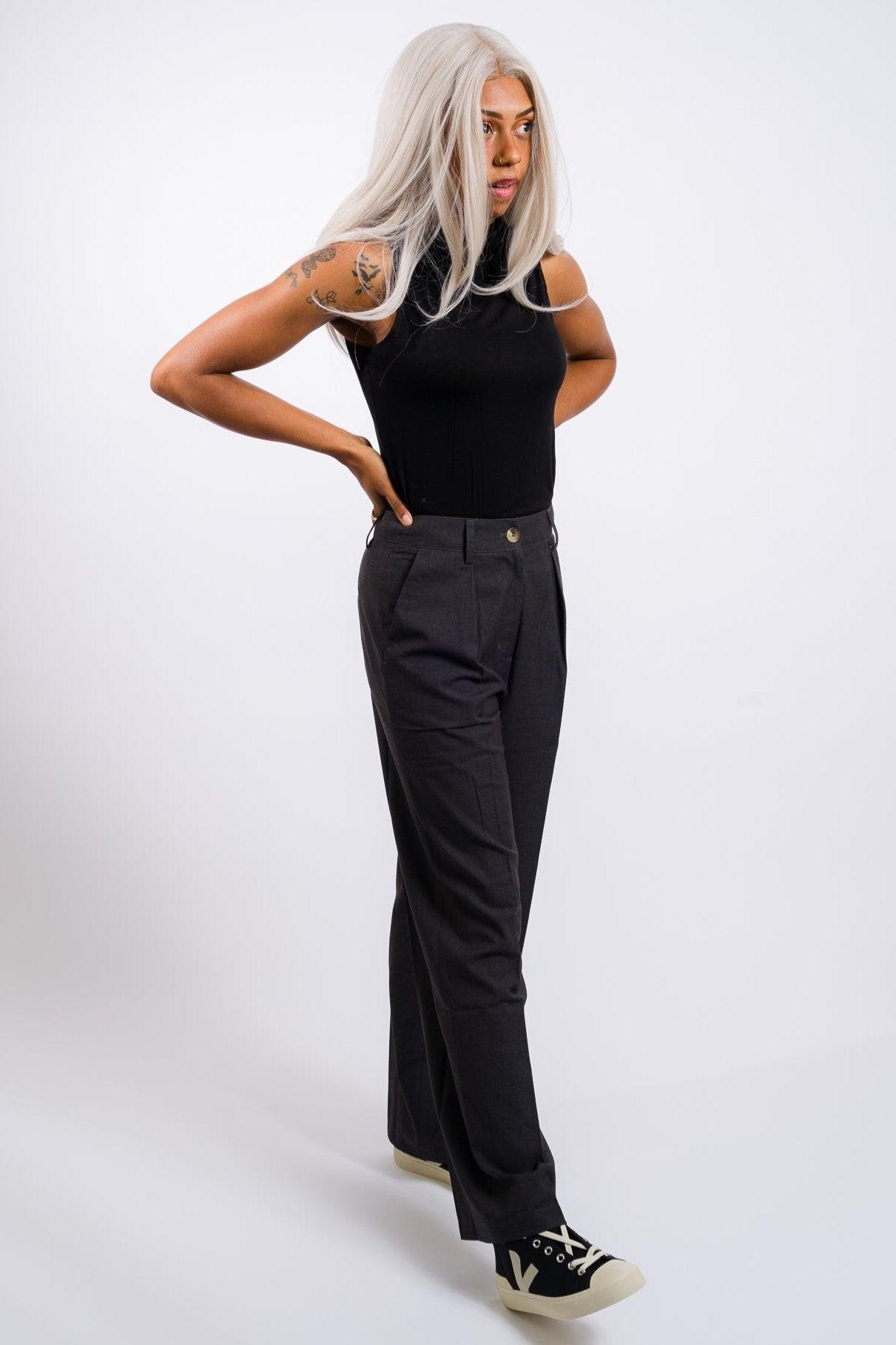 Nia Sly Pant - Charcoal Product Image