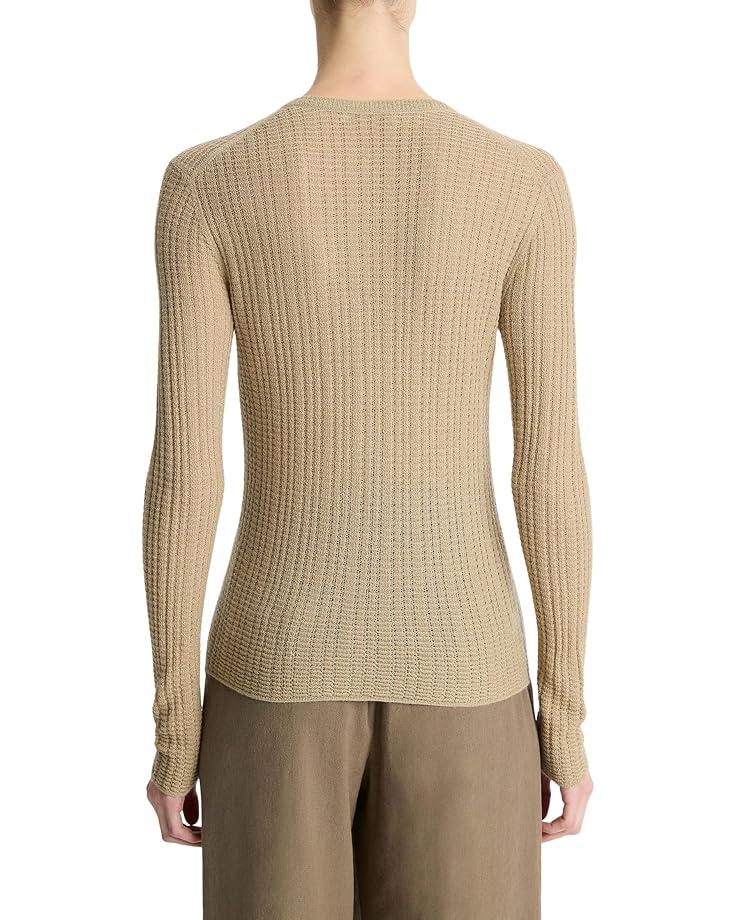 Stretch Cotton Henley Top Product Image