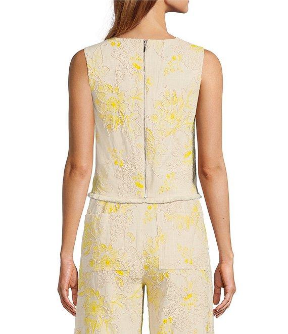 Antonio Melani Coordinating Kai Floral Soutache Sleeveless Blouse Product Image