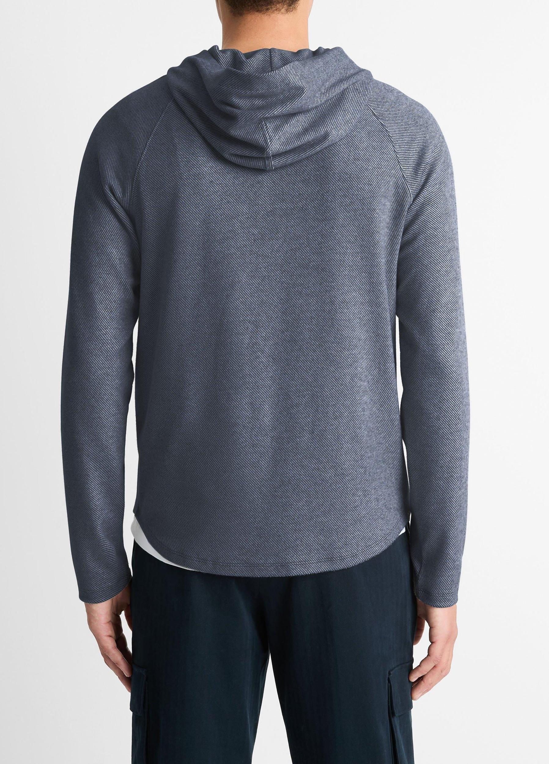 Mens Broken Twill Pullover Hoodie Vince Product Image