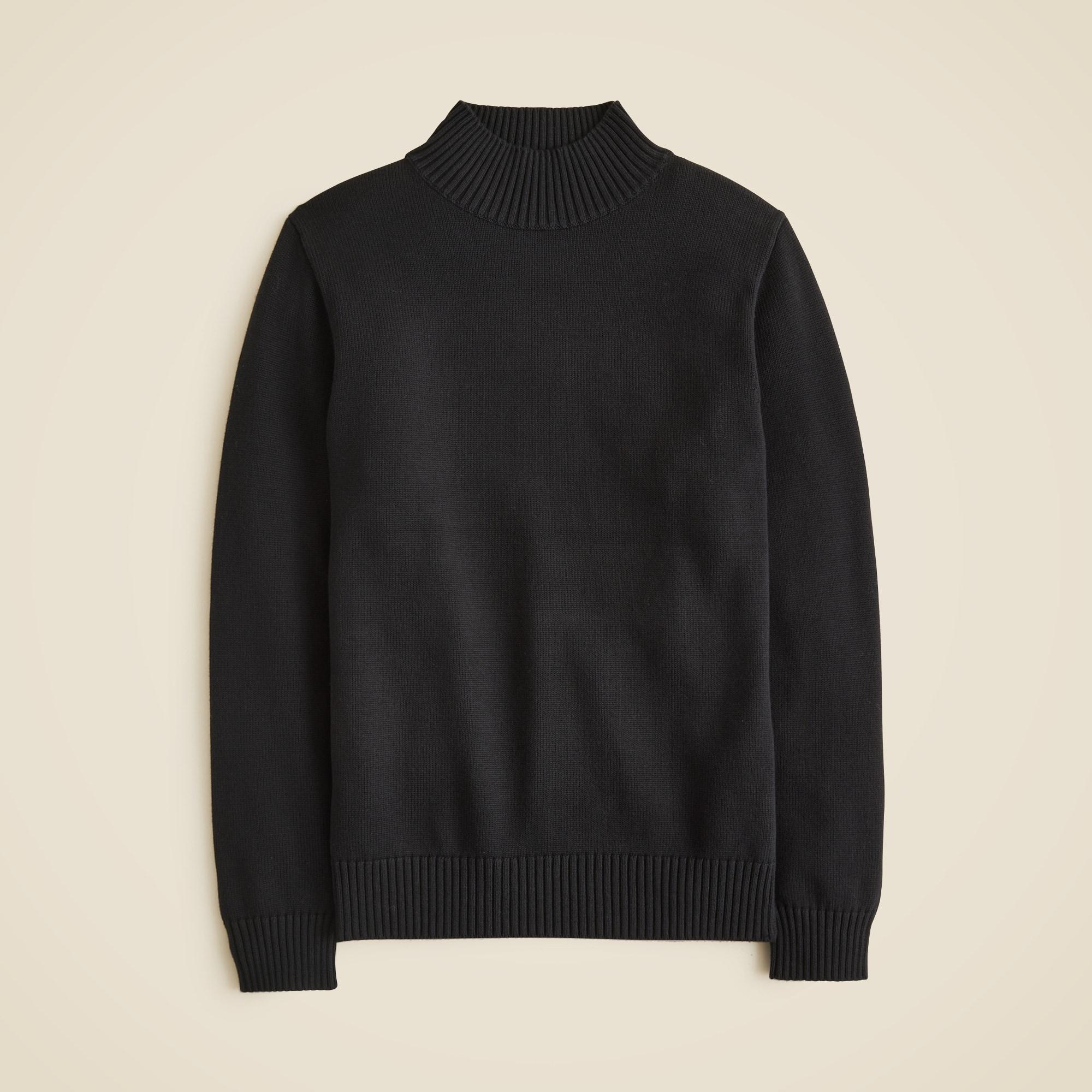 Heritage cotton mockneck sweater Product Image