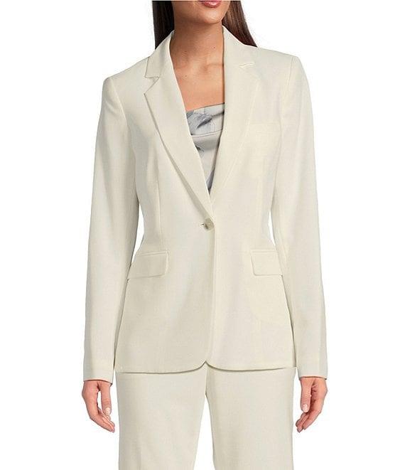 DKNY By Donna Karan Notch Lapel One-Button Jacket Product Image