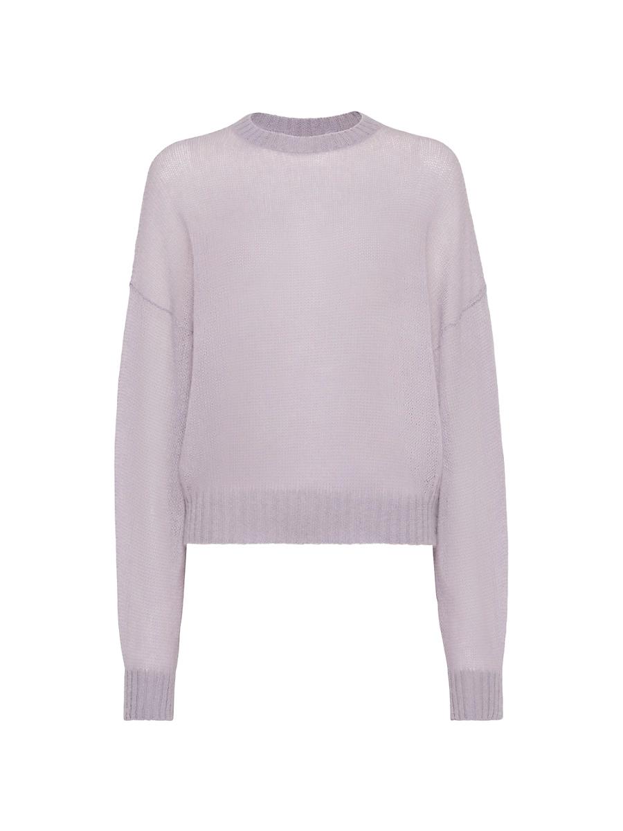 Womens Mohair and Wool Sweater with Monili Product Image