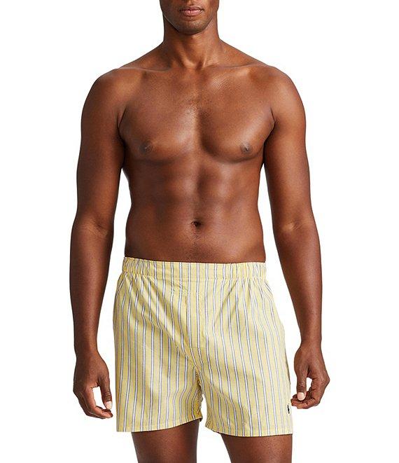 Polo Ralph Lauren Classic Cotton Woven Assorted Boxers 5-Pack Product Image