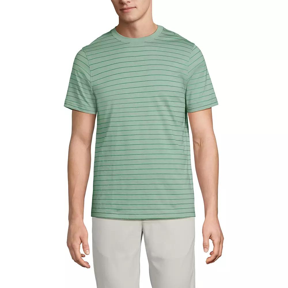 Men's Lands' End Supima Crewneck Tee,  Product Image